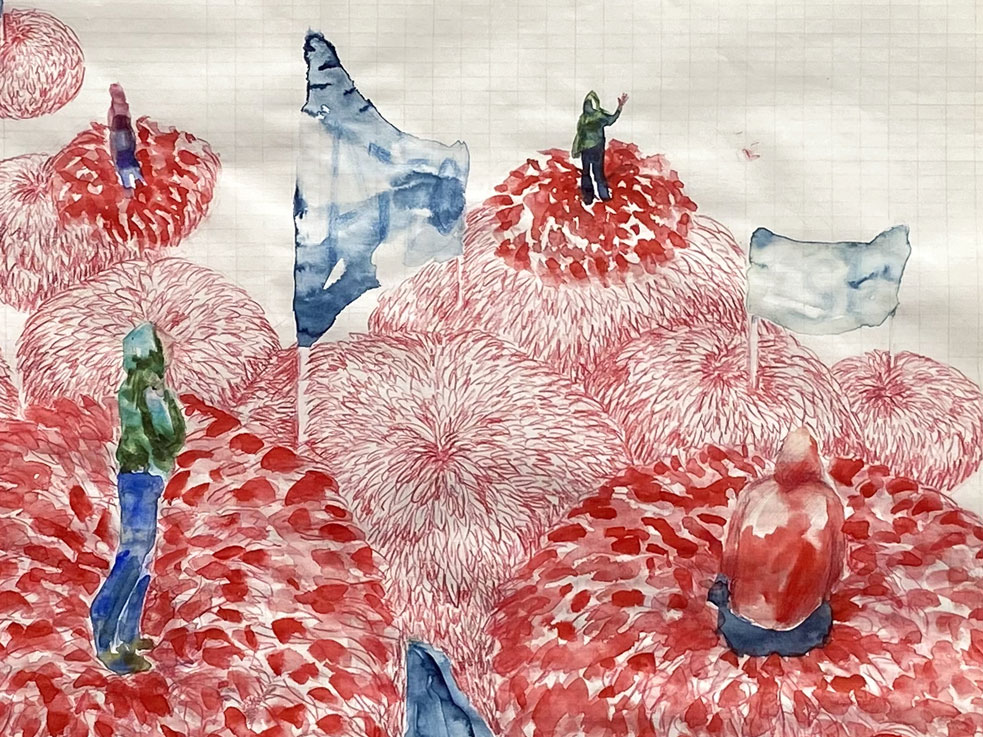 Coordenadas 7 (detalle) / Coordinates 7 (detail).  