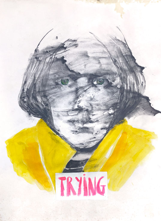 <p><span style="color: #808080; font-size: 8pt;">Trying not to repeat myself 5. 44x32 cm. 2021