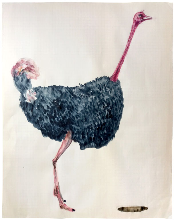 <p><span style="color: #808080; font-size: 8pt;">Trying to be brave. Detalle. 56x44 cm. 2021