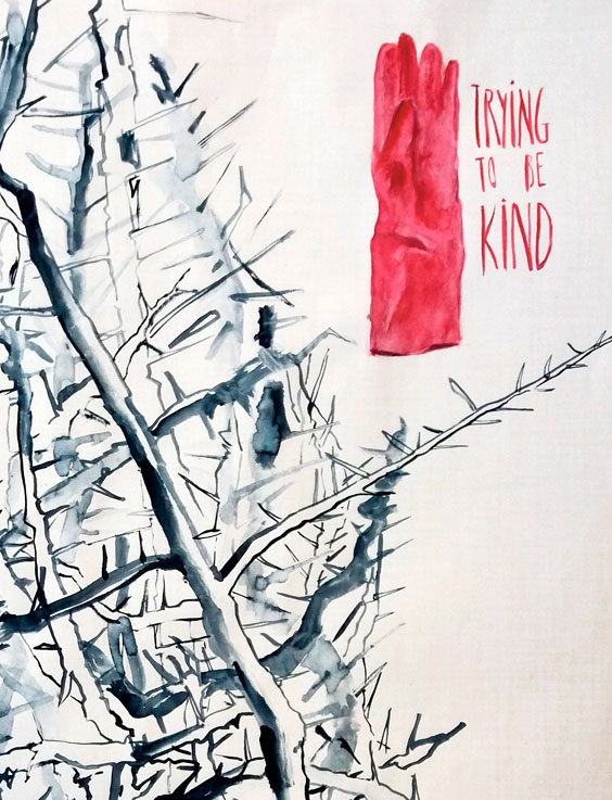 <p><span style="color: #808080; font-size: 8pt;">Trying to be kind (detalle). 2020